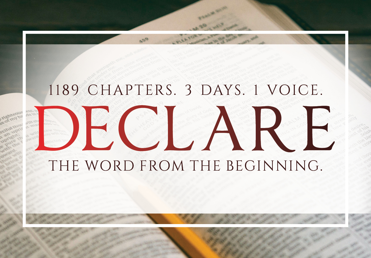 Declare BOLDLY PROCLAIMING THE WORD OF GOD Bible Society of Singapore