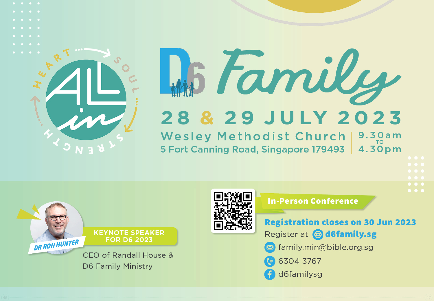 <strong>D6 Family Conference 2023 - Individual</strong>