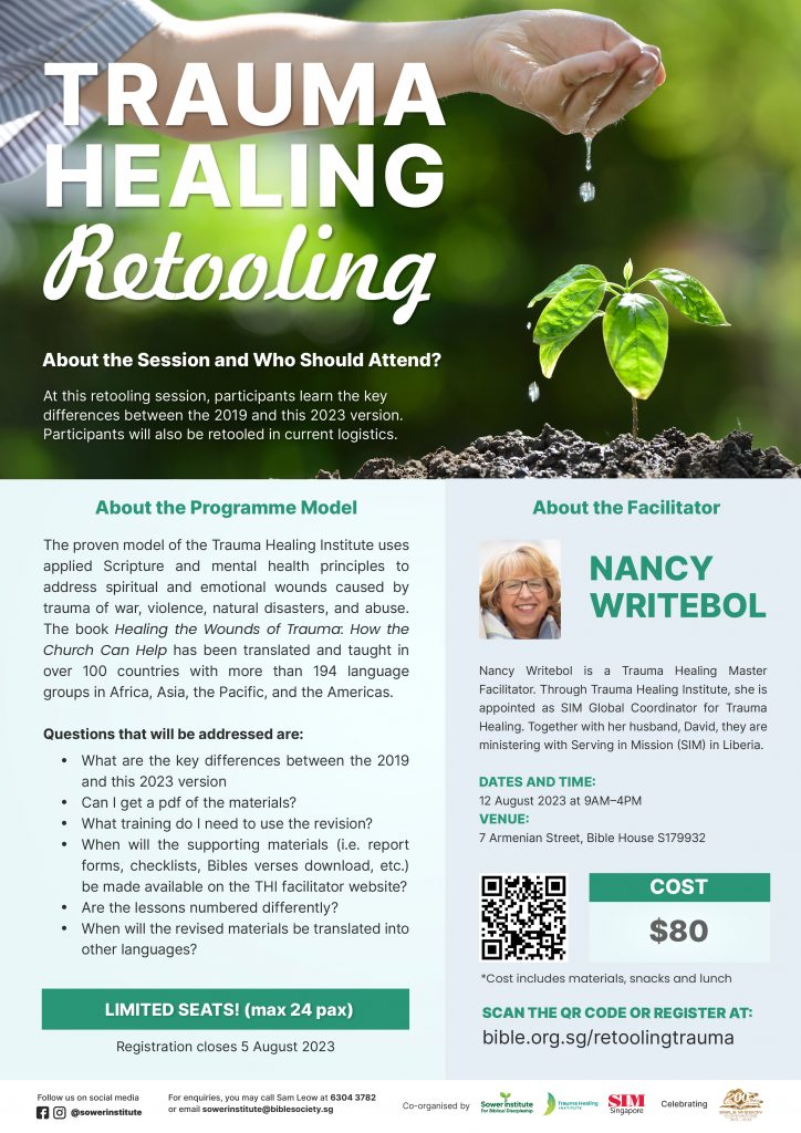 FA – Trauma Healing Retooling 2023